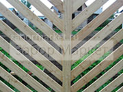 деревянный забор Решетка